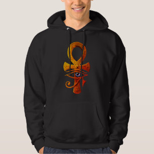 Sudadera Ankh Egipcio Ojo de Horus Símbolo Antiguo Protege