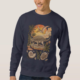 Sudadera Ankylosaurus Prehistórico Vintage