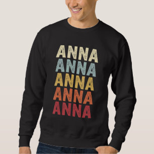 Sudadera Anna Texas Anna TX Retro Vintage Textos
