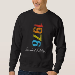 Sudadera Año de Cumpleaños 1976 Usado Grunge