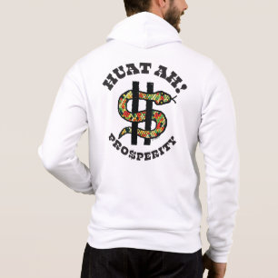 Sudadera Año de la serpiente "¡Huat Ah!" Con capucha