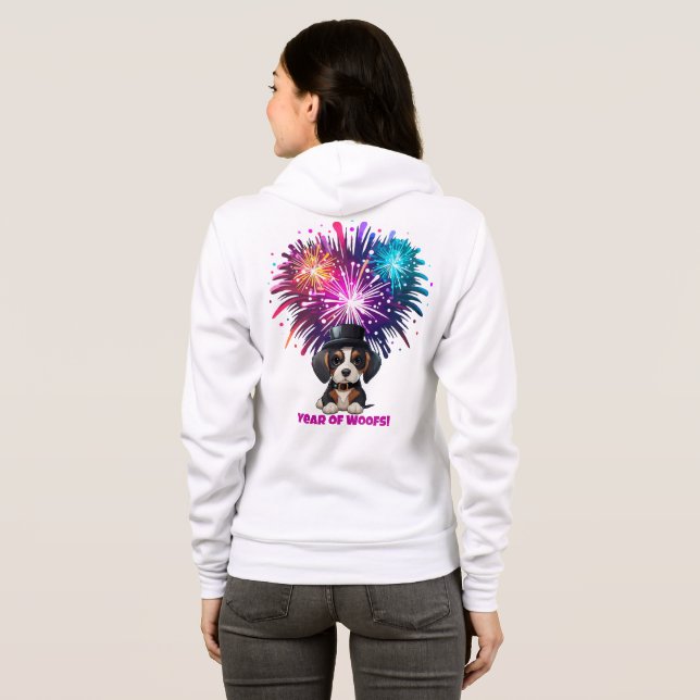 Sudadera ¡Año de los Woofs! (Reverso completo)