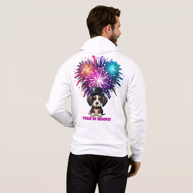 Sudadera ¡Año de los Woofs! (Reverso completo)
