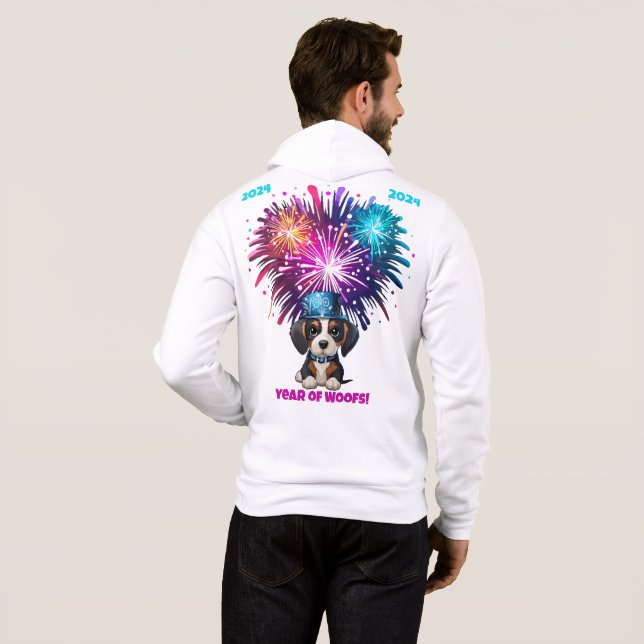 Sudadera ¡Año de los Woofs! (Reverso completo)