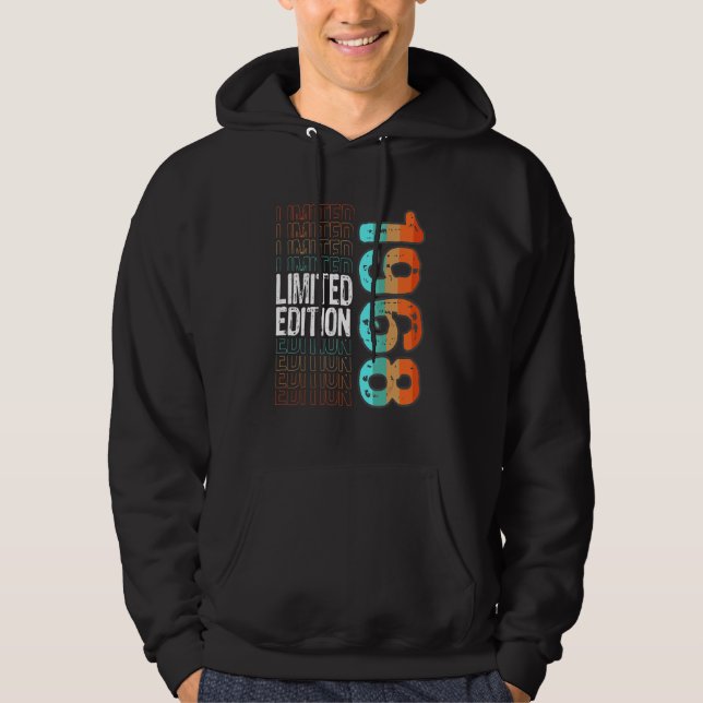 Sudadera Año de nacimiento retro vintage 1968 (Anverso)