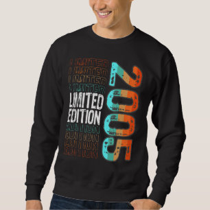 Sudadera Año de nacimiento retro vintage 2005