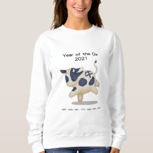 Sudadera Año del animal odiaco de la cola Ox 2021