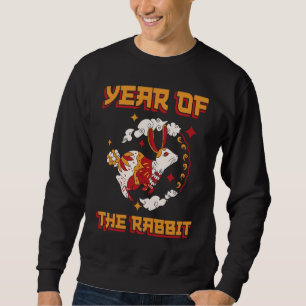 Sudadera Año del gato conejo 2023 Año nuevo zodiaco chino