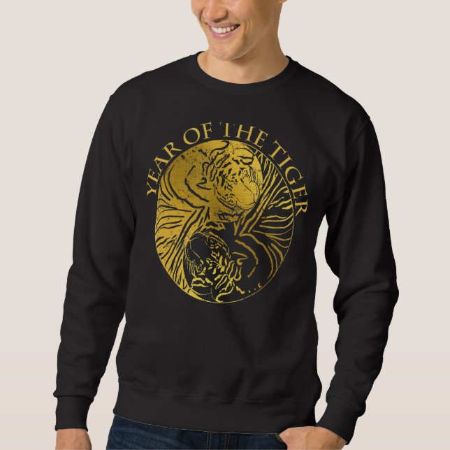 Sudadera Año Del Ying Tigre Y El Arte De Yang Durmiendo (Anverso)