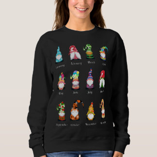 Sudadera Año lleno de Gnomes Lover Diseño Mensual Gnome Lov