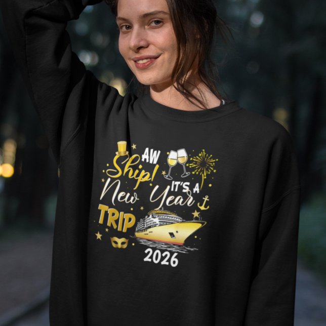 Sudadera Año nuevo de cruceros de oro Aw Ship Año Nuevo (Subido por el creador)