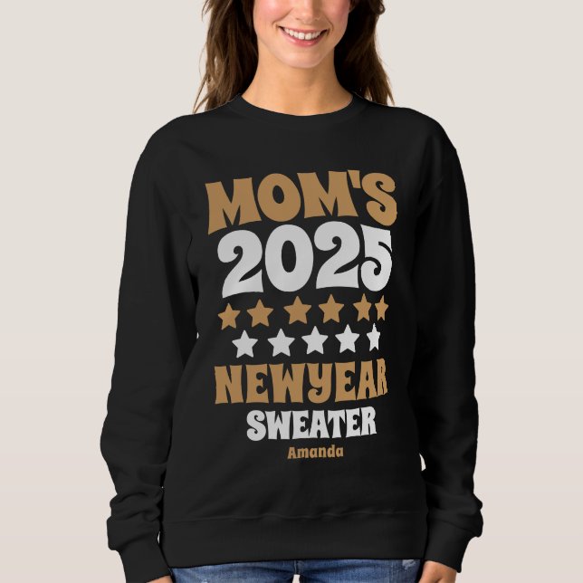 Sudadera Año Nuevo de mamá personalizada (Anverso)