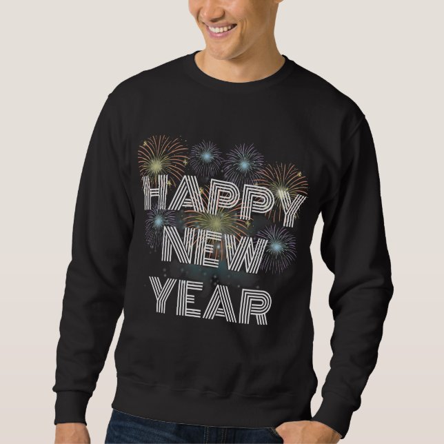 Sudadera año nuevo feliz (Anverso)