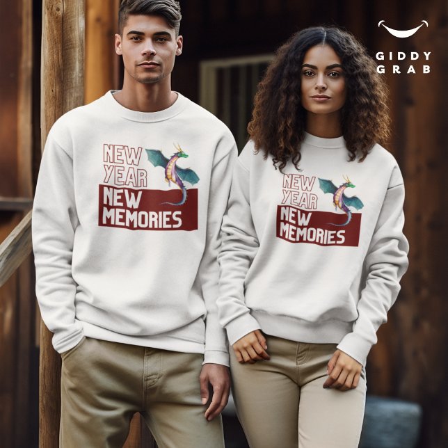 Sudadera Año Nuevo Recuerdos Dragon Cherry Rojo (Subido por el creador)