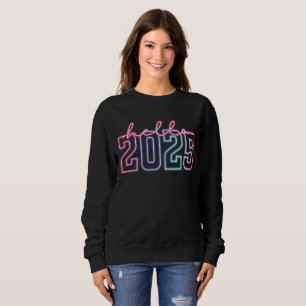 Sudadera Año Nuevo Retro Neon 2025