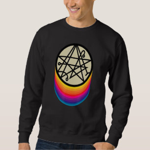 Sudadera Años 1970: Lluvia Retro El Horror Cósmico Miskatón