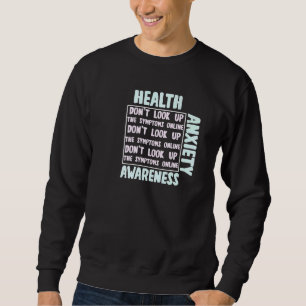 Sudadera Ansiedad de la salud Concienciación Enfermedad Sal