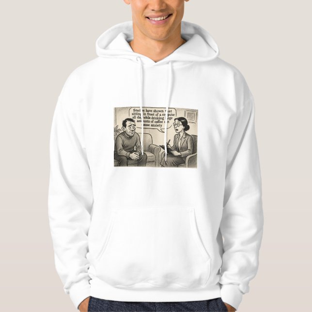 Sudadera Ansiedad de Office (Anverso)