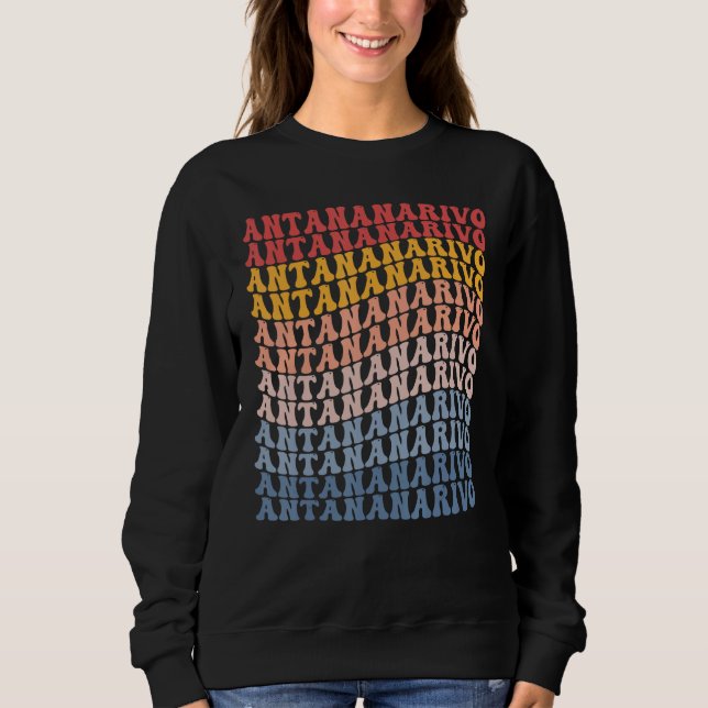 Sudadera Antananarivo City Groovy Retro (Anverso)