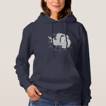 Antártida - Hoodie femenina pingüina