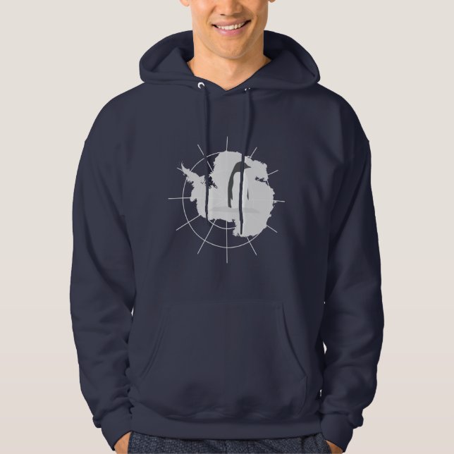 Sudadera Antártida - Pingüino Hoodie (Anverso)