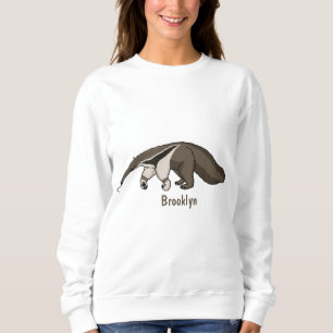Sudadera Anteater feliz personalizado ilustracion