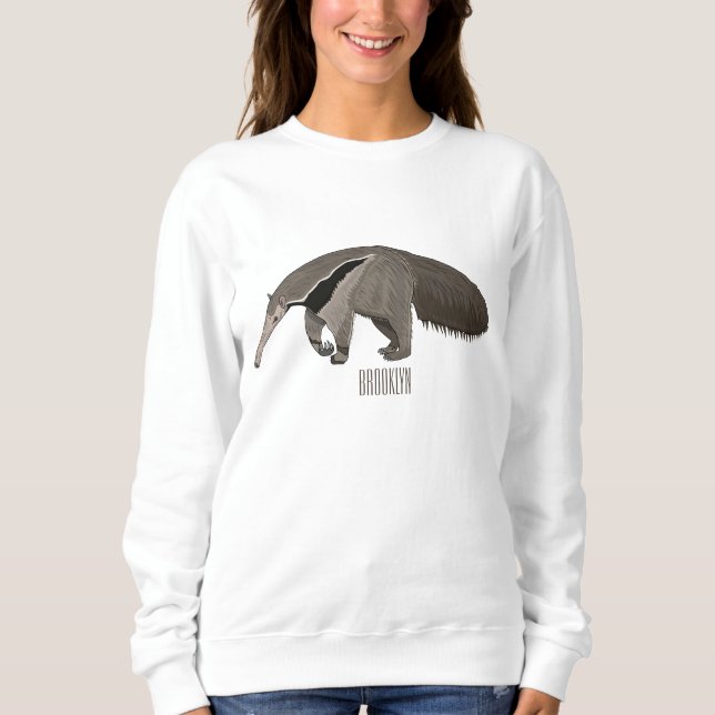 Sudadera Anteater personalizado ilustracion (Anverso)