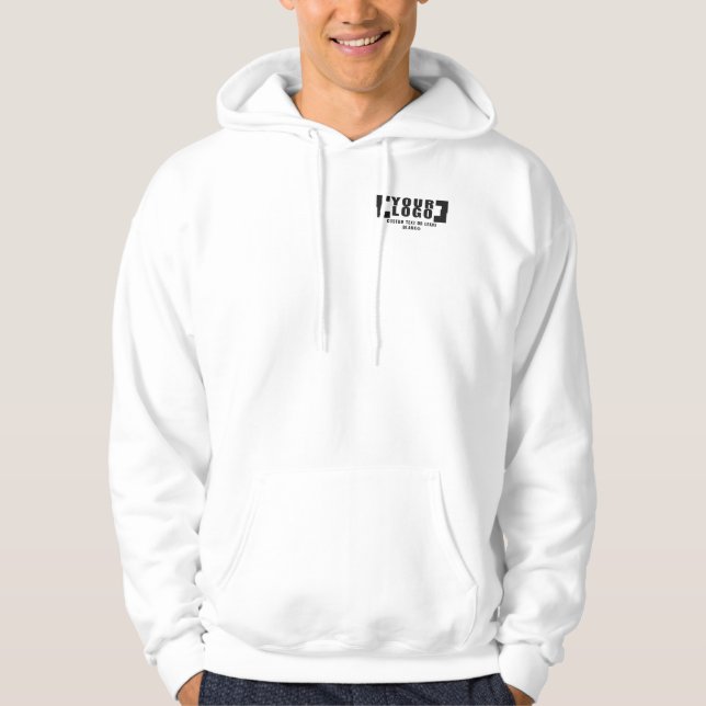 Sudadera Antecedentes +Atrás opcional, logotipo de la empre (Anverso)