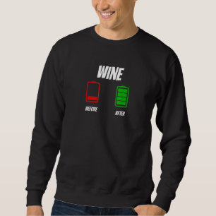 Sudadera Antes Y Después De La Aparición De Vino