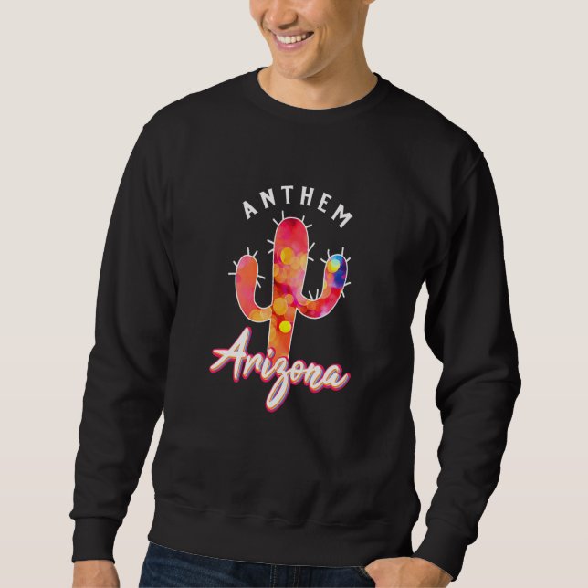 Sudadera Anthem Arizona Deert Cactus Cacti Vacation So (Anverso)