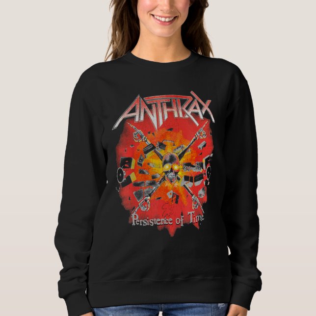 Sudadera Anthrax u2013 Persistence Crossbones (Anverso)