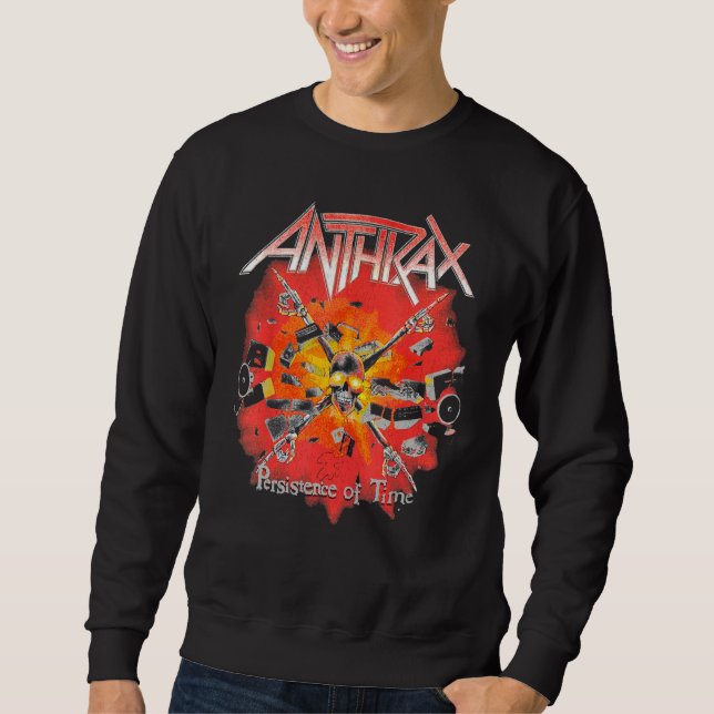 Sudadera Anthrax u2013 Persistence Crossbones (Anverso)
