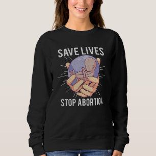 Sudadera Anti Aborto Pro Life Choice Stop Unborn Lives Co
