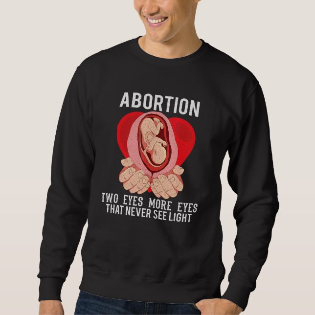 Sudadera Anti Aborto Pro Life Choice Stop Unborn Lives Co (Anverso)