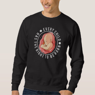 Sudadera Anti Aborto Pro Life Choice Stop Unborn Lives Co