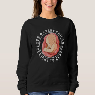 Sudadera Anti Aborto Pro Life Choice Stop Unborn Lives Co