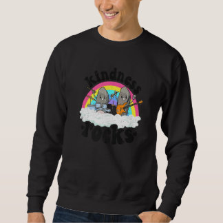 Sudadera Anti-Bullying Rainbow Hippie Music Teacher Kindnes