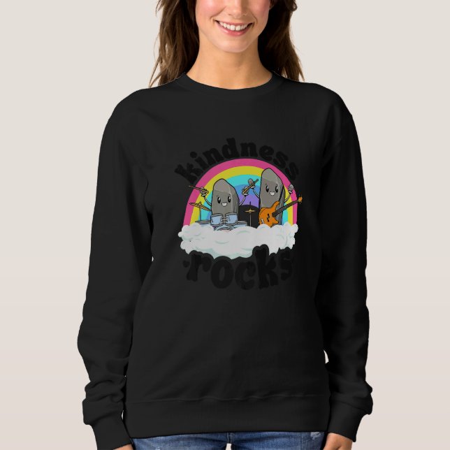 Sudadera Anti-Bullying Rainbow Hippie Music Teacher Kindnes (Anverso)