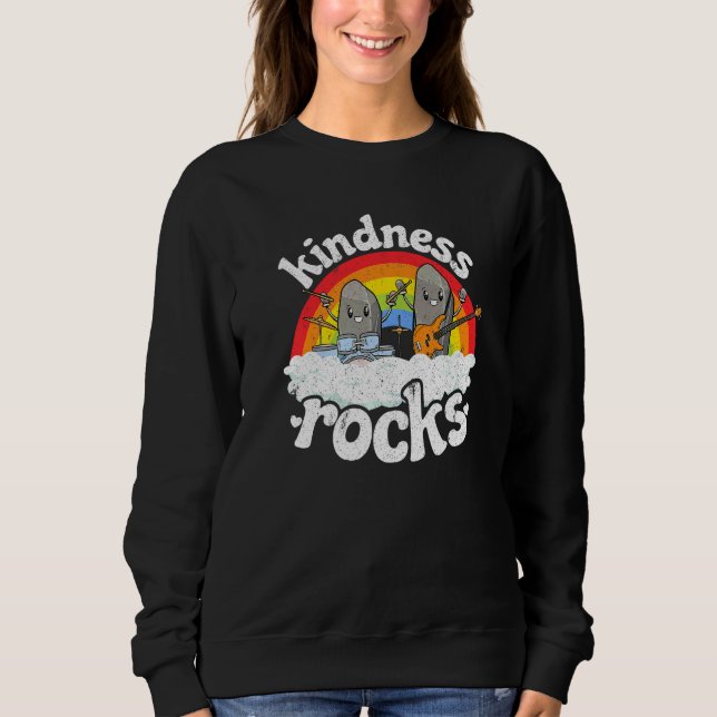 Sudadera Anti Bullying Rainbow Hippie Music Teacher Kindnes (Anverso)
