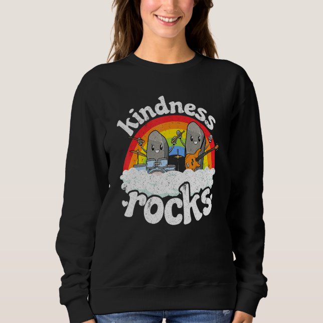 Sudadera Anti Bullying Rainbow Hippie Music Teacher Kindnes (Anverso)