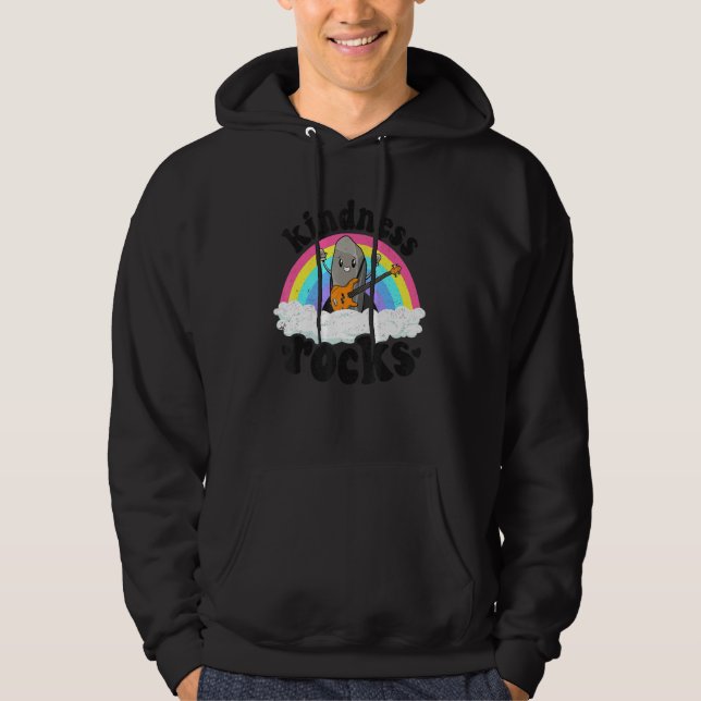 Sudadera Anti Bullying Rainbow Hippie Music Teacher Kindnes (Anverso)