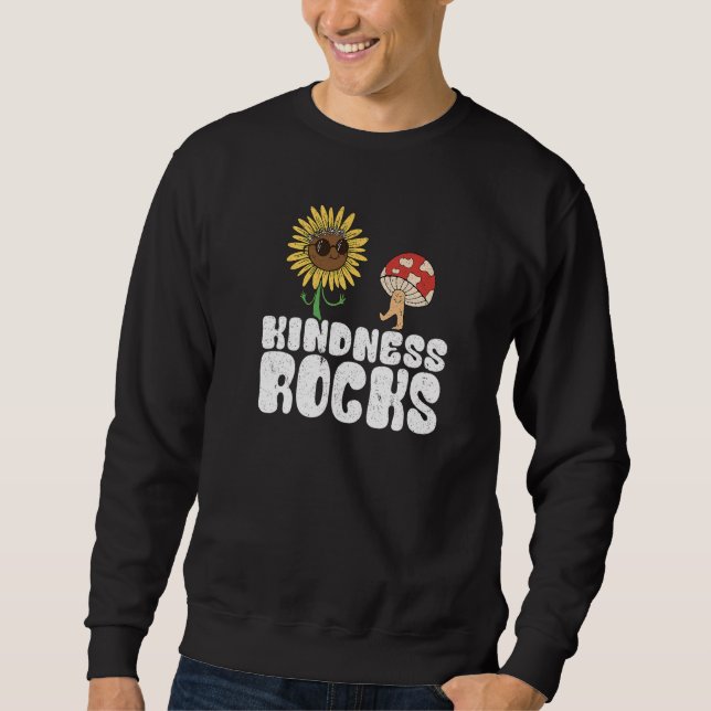 Sudadera Anti Bullying Sped Teacher Hippie Sunflower Kindne (Anverso)