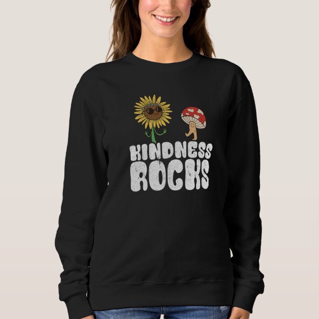 Sudadera Anti Bullying Sped Teacher Hippie Sunflower Kindne (Anverso)