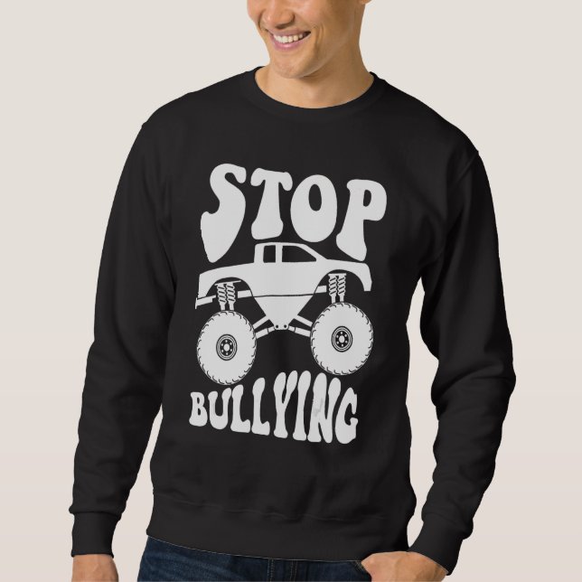 Sudadera Anti Bullying Stop Bullying At School Monster Truc (Anverso)