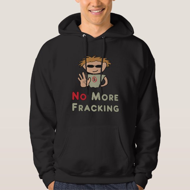 Sudadera Anti Fracking (Anverso)