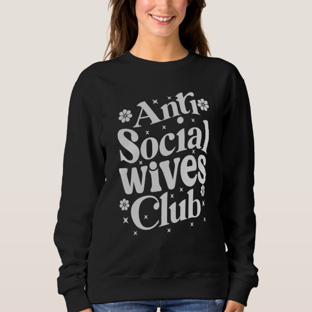 Sudadera Anti Social Wives Club Retro (Anverso)