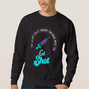 Sudadera Anti Vax No se Necesita Vacuna No Querer Ponerse l