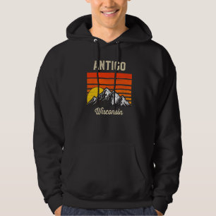 Sudadera Antigo Wisconsin Retro City State Usa