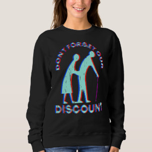 Sudadera Antiguo Descuento Personas Mayores Gag Humor Diver