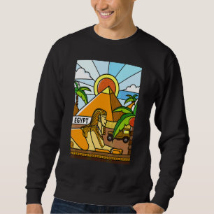 Sudadera Antiguo Egipto: Esfinges y pirámides en Egipto